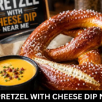 best pretzel with cheese dip near me