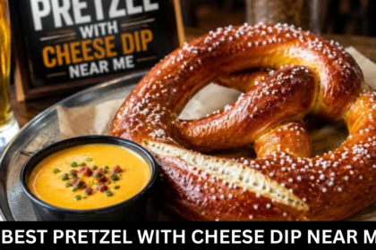 best pretzel with cheese dip near me