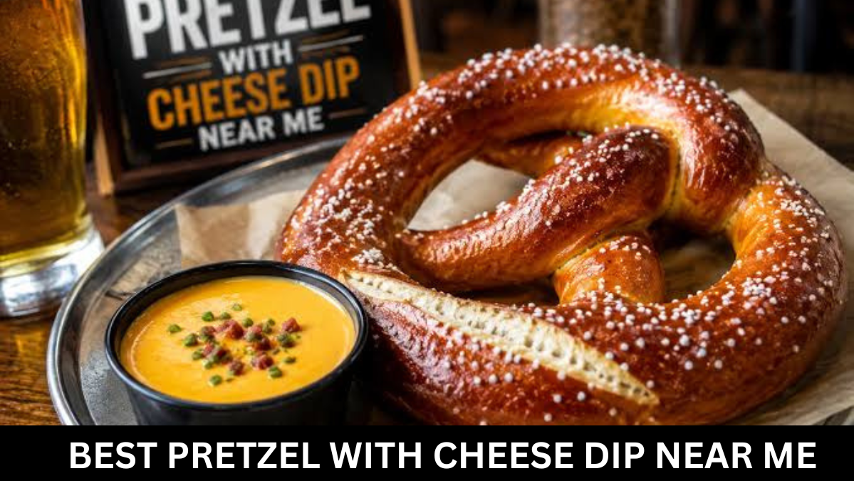 best pretzel with cheese dip near me